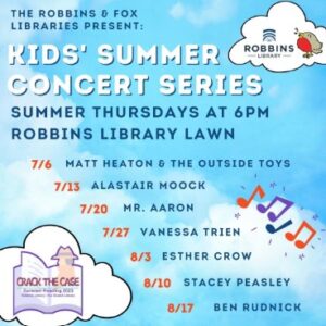 kids summer concert series robbins
